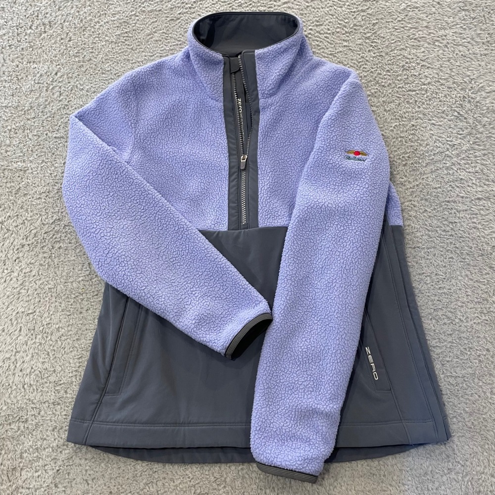 Zero Restriction Baltusrol Golf Club Pullover Women Medium Aubree 1/2 Zip Fleece